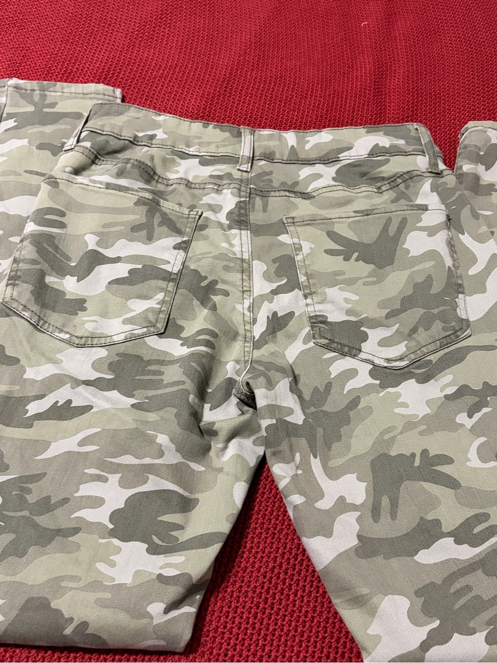 SO Juniors Olive Camo Jeggings - Green Camo - Picture 6 of 9